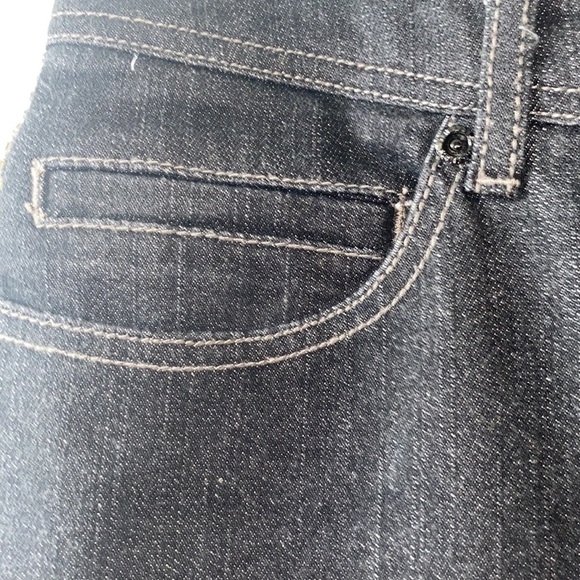 Chico's Platinum Alannia Jean Straight Leg High-Rise Stretch Embellished Jean - Picture 7 of 15